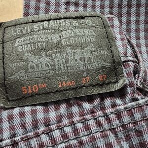 Levi's 510 Plaid Pants